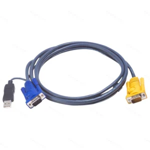 ATEN 2L-5206UP 6M USB KVM Cable with 3 in 1 SPHD and Built-in PS/2 to USB Converter