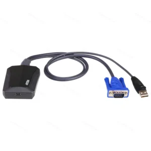 ATEN CV211-AT Laptop USB KVM Console Crash Cart Adapter