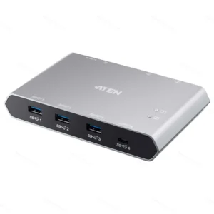 ATEN US3342 2-Port USB-C Gen 2 Sharing Switch with Power Pass-through
