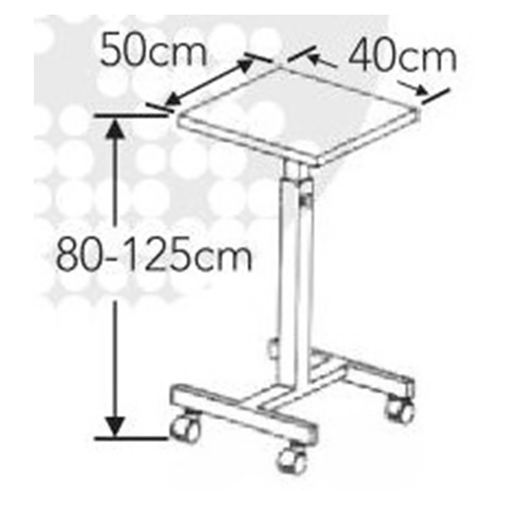 AVLOGIC AV-LPT-04 Projector Cart Dimensions 50cm x 40cm, 80-125cm Height