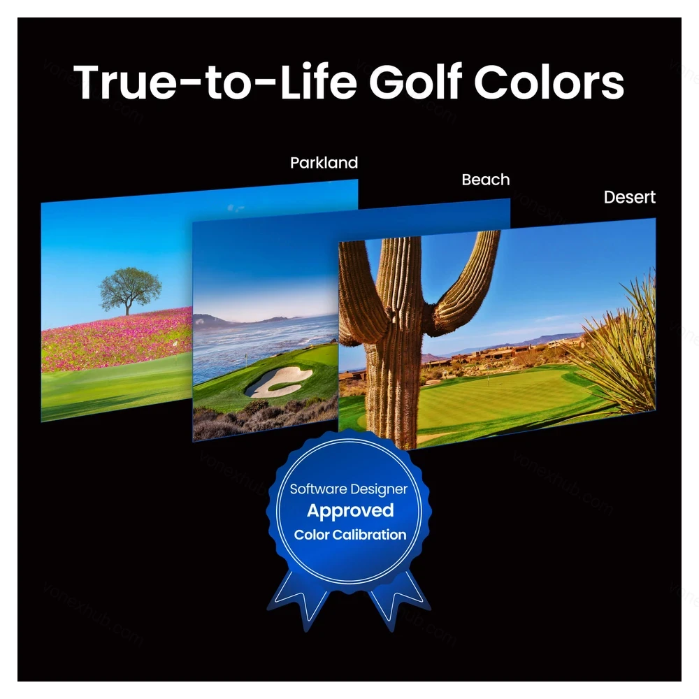 BenQ AK700ST True-to-Life Golf Course Color Modes Parkland Beach Desert