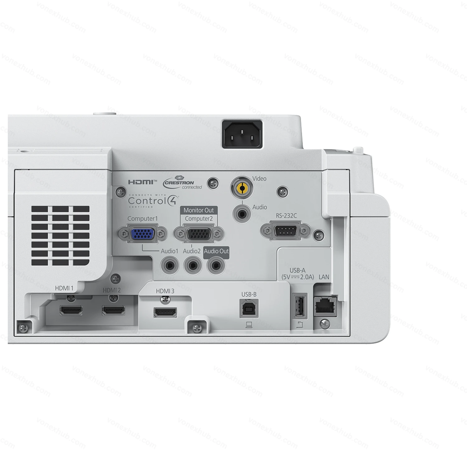 Epson EB-760W Projector Connectors
