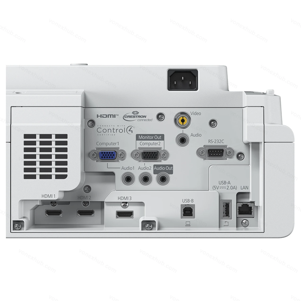 Epson EB-770F Projector Connectors