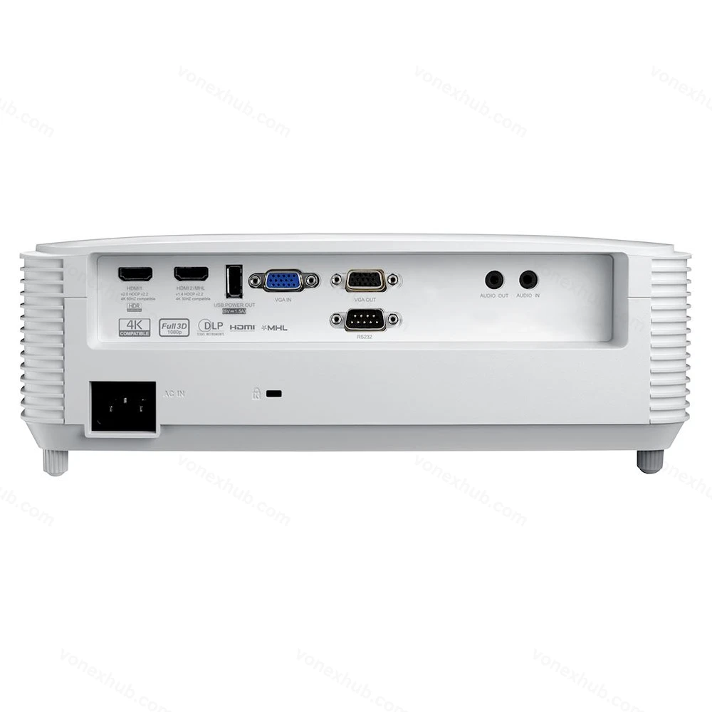 Optoma EH412 Projector Connectors
