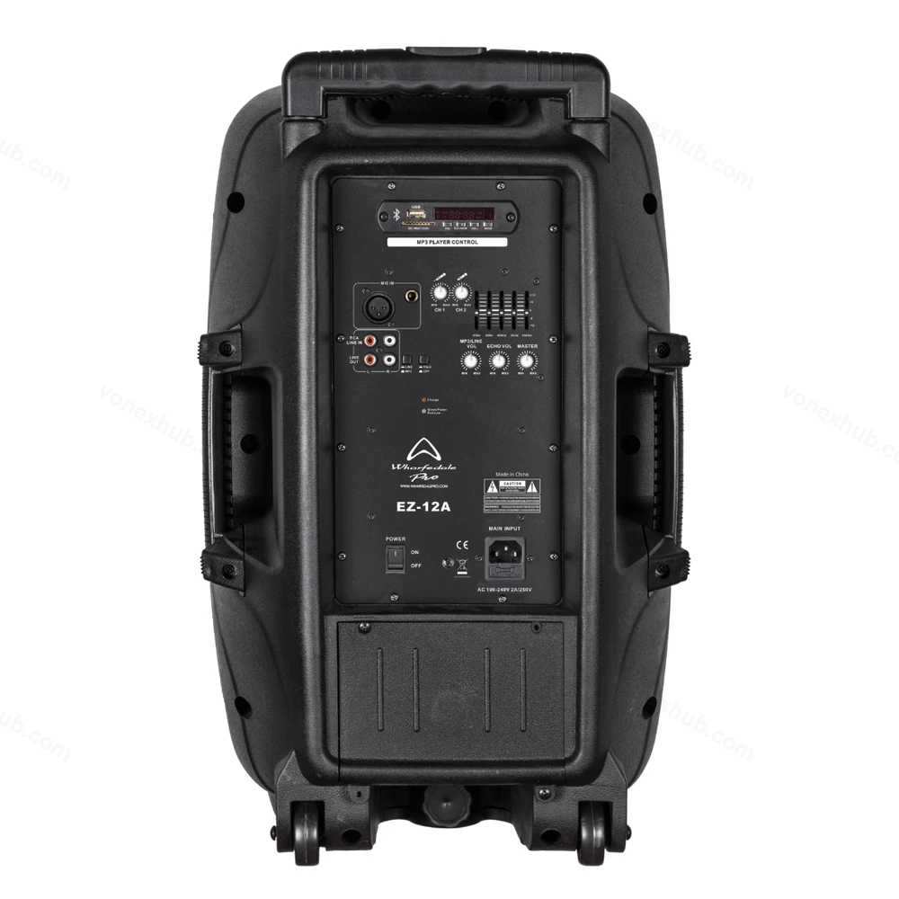 Wharfedale Pro EZ-12A Rear Connector Panel